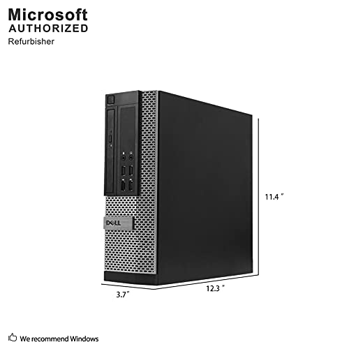 Dell Optiplex 9020 Small Form Factor Desktop with Intel Core i7-4770 Upto 3.9GHz, HD Graphics 4600 4K Support, 32GB RAM, 1TB SSD, DisplayPort, HDMI, Wi-Fi, Bluetooth - Windows 10 Pro (Renewed)
