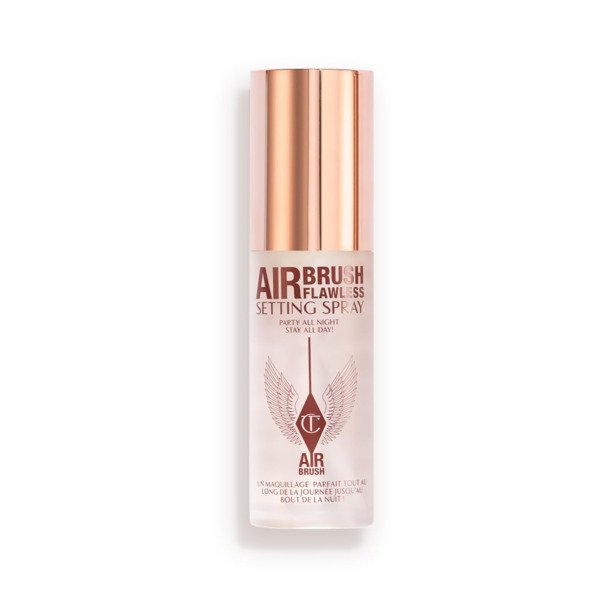 Charlotte Tilbury Airbrush Flawless Setting Spray - Ultra-Fine Hydrating Mist to Prime & Set Makeup Up to 16Hr &ndash; Soothes and Blurs Skin, Waterproof, Wedding Makeup