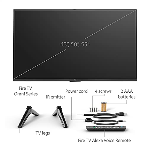 Amazon Fire TV 55 inch Omni Series 4K UHD Smart TV, displaying vibrant colors and sharp details.