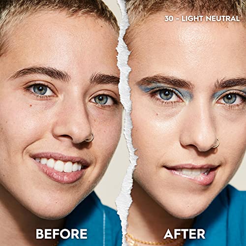 Urban Decay Hydromaniac Tinted Moisturizer - 24HR Hydrating & Glowy Medium Coverage Foundation - With Kombucha Filtrate + Marula Oil - Lightweight, Dewy Skin Finish – 30 Light Neutral, 1.1 Oz