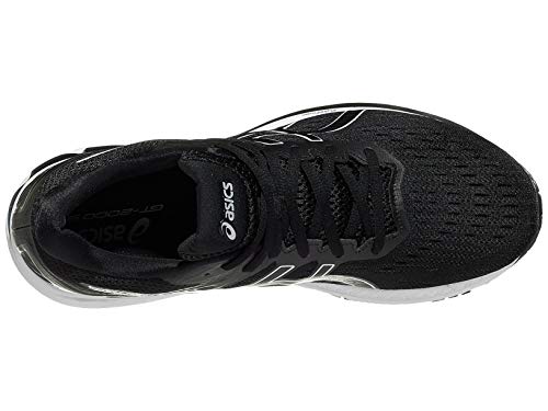ASICS Men's GT-2000 9 Running Shoes, 10.5, Black/White