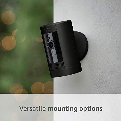 All-new Ring Stick Up Cam HD security camera with two-way talk, Works with Alexa