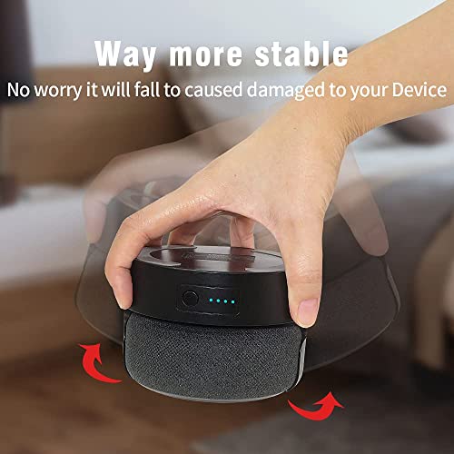 Battery Base for Dot 3rd Gen Battery Stand Portable Charger for Dot 3rd Back up Battery 8 Hours Play time, Not Include Echo Dot 3 (Black 5200mah)