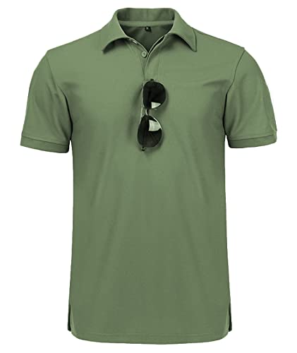 ZITY Mens Polo Shirt Short Sleeve Sports Golf Tennis T-Shirt