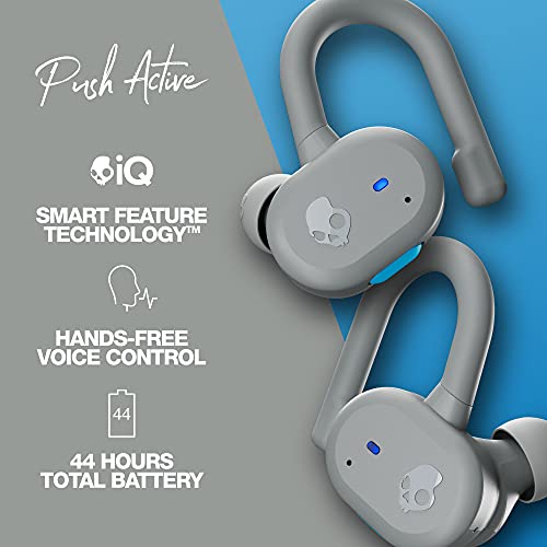 Skullcandy Push Active True Wireless in-Ear Earbud - Light Grey/Blue