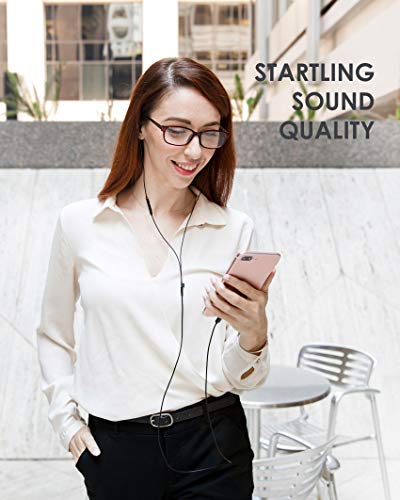 PALOVUE Lightning Headphones Earphones Earbuds Microphone Controller MFi Certified Compatible with iPhone 8 7 Plus iPhone 13 12 11 Pro Max X XS Max XR, Morflow-Black