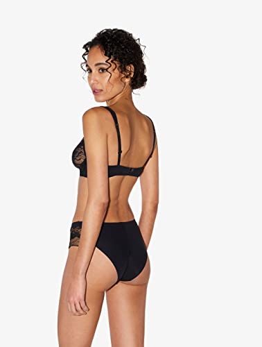 La Perla, Like A Butterfly Non-Wired Bra, 34C, Black