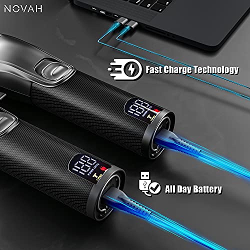 Professional Hair Clippers and Trimmer Kit for Men - Cordless Barber Clipper Hair Cutting Kit, Beard T Outliner Trimmers Haircut Grooming Kit