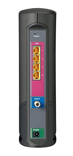 ARRIS Surfboard G34 DOCSIS 3.1 Gigabit Cable Modem & Wi-Fi 6 Router (AX3000) | Approved for Comast Xfinity, Cox, Spectrum & More | Four 1 Gbps Ports | 1 Gbps Max Internet Speeds | 2 Year Warranty