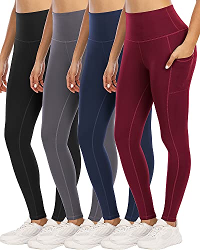 High Waisted Leggings with Pockets for Women