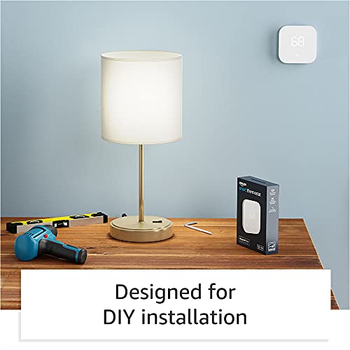 Amazon Smart Thermostat - Easy smartphone control using the Alexa app.