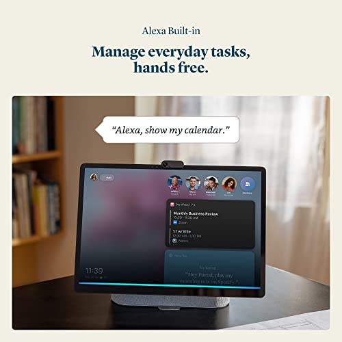 Meta Portal Plus - Smart Video Calling 14” Touch Screen with Stereo Speakers
