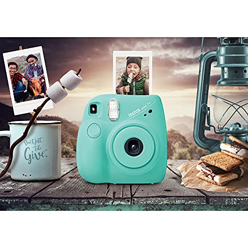 Fujifilm Instax Mini 7+ Camera with - Seafoam Green (Renewed)
