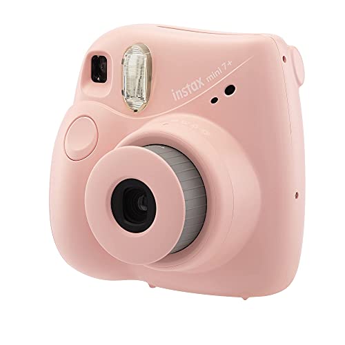 Fujifilm Instax Mini 7+ Camera with - Light Pink (Renewed)