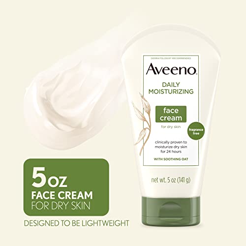 Aveeno Daily Moisturizing Fragrance-Free Face & Neck Cream.
