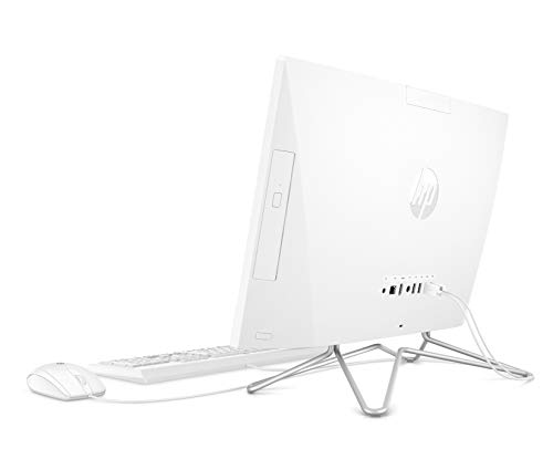 HP 24" All-in-One Desktop, AMD Athlon Silver 3050U Processor, AMD Radeon Graphics, 8 GB RAM, 256 GB SSD, Windows 11 Home (24-dd0210, Snow White)