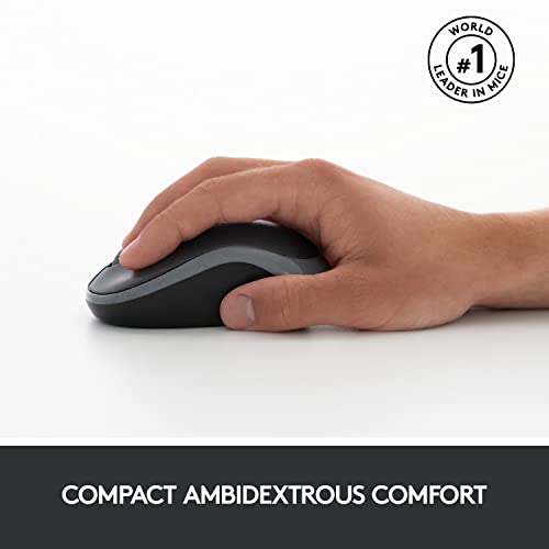 Wireless Keyboard And Mouse Combo For Windows, 2.4 GHz Wireless, Compact Mouse, 8 Multimedia And Shortcut Keys, For PC, Laptop - Black