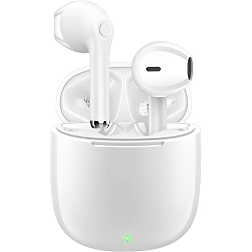 Wireless Earbuds, yobola Bluetooth Earbuds, IPX5 Waterproof Wireless Earphones Touch Control, Bluetooth 5.1 Headphones Built-in Microphone, 25 Hrs with USB-C Charging with Running/Fitness