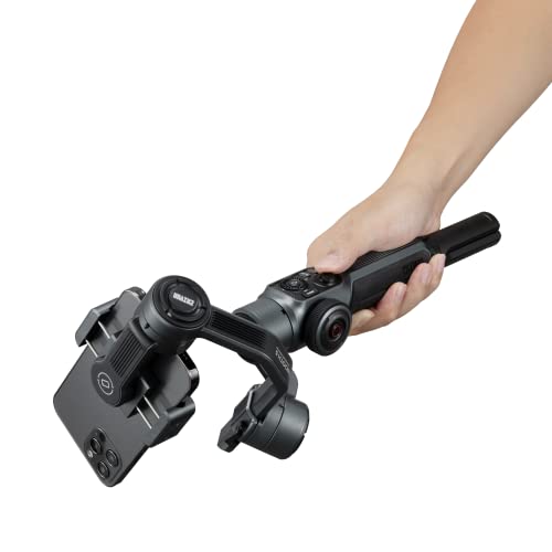 Zhiyun Smooth 5 Smartphone Gimbal Stabilizer for iPhone 13 Pro Max Mini 12 11 XS X XR 8 Professional 3-Axis Phone Gimbal Video Stabilizer with Face Object Tracking Timelapse