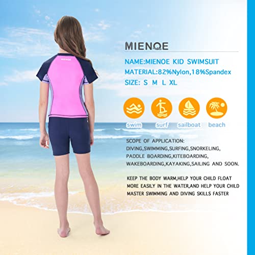 Teen Girls' 2-Piece Swimsuit with UPF 50+ sun protection.
