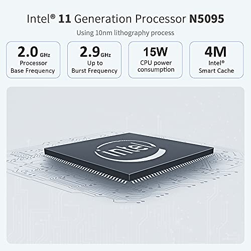 Beelink U59 Mini PC Windows 10 Pro, 8GB DDR4 256GB SSD
