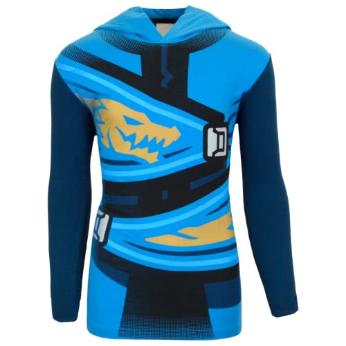 LEGO Ninjago Boys Pants Sets, Ninjago Pullover Hoodie Tee and Pants Sets for Boys (Blue, Size 4)