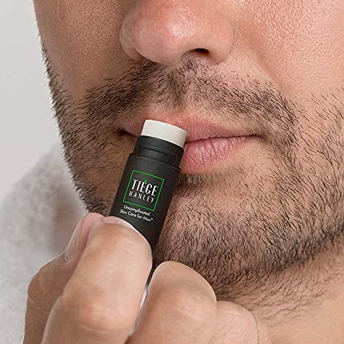 Tiege Hanley Men's Skin Care Gift Set | 4 Products | Face Wash, Moisturizer w SFP, Lip Balm w SPF and a Bonus Travel Size Lightly Exfoliating Bar Soap | Uncomplicated Skin Care Routine