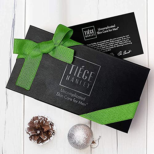 Tiege Hanley Men's Skin Care Gift Set | 4 Products | Face Wash, Moisturizer w SFP, Lip Balm w SPF and a Bonus Travel Size Lightly Exfoliating Bar Soap | Uncomplicated Skin Care Routine