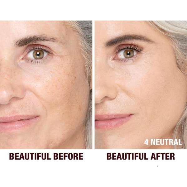Charlotte Tilbury Beautiful Skin Medium Coverage Hydrating Foundation - Buildable Liquid Makeup for Instant Glow, Plumping Hydration & Lasting Skincare Benefits