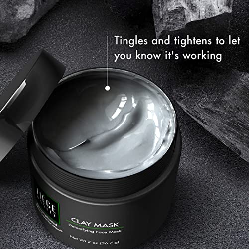 Tiege Hanley Detoxifying Clay Mask for Men | Draws Out Impurities | Improves Skin Texture and Appearance | 2 fluid ounces (ABOUT 10 USES) | Made in the USA