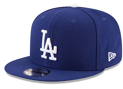 New Era 100% Authentic MLB Los Angeles Dodgers Royal Blue ot Black Hat/White Script Letters Logo 950 9Fifty Cap Hat OSFA (Royal Blue with White LA)