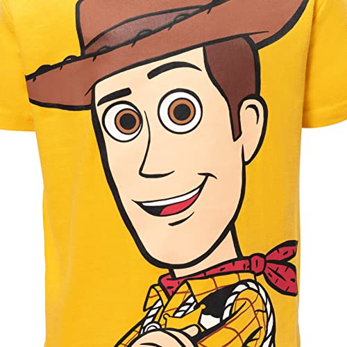 Disney Pixar Toy Story Buzz Lightyear Woody Little Boys 3 Pack T-Shirts [Blank] 7-8