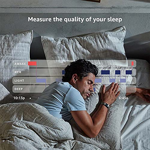 Amazon Halo View fitness tracker, with color display for at-a-glance access to heart rate, activity, and sleep tracking – Sage Green – Medium/Large