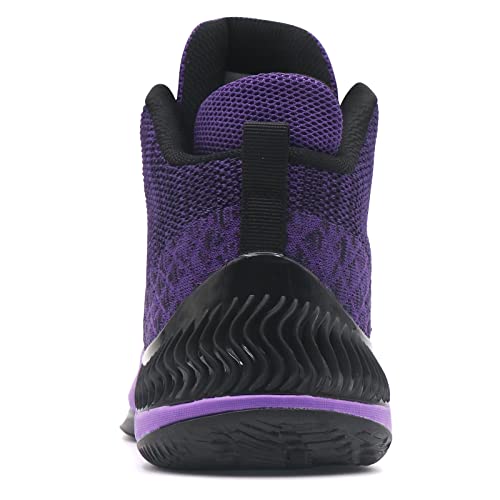 Beita Tennis Shoes Basketball Sneakers Men Breathable Sports Shoes Anti Slip,Purple, 7