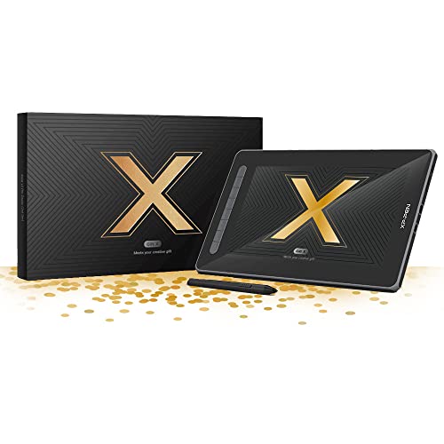 Drawing Tablet with Screen XP-PEN Artist16 2nd Computer Graphic Tablet Full-Laminated Pen Display with Battery-Free X3 Stylus 10 Express Keys Android Support Drawing Monitor(127% sRGB,15.4" Black)