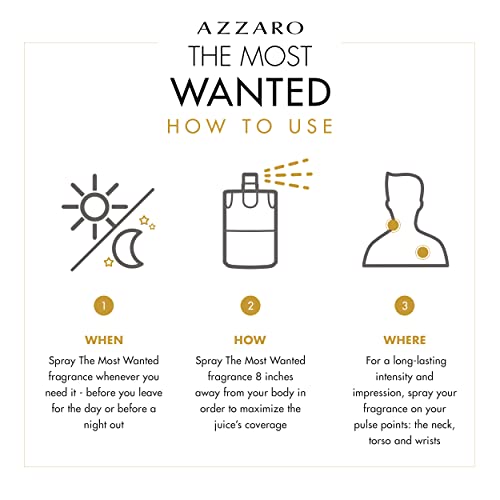 Azzaro The Most Wanted Parfum — Cologne for Men — Fougere, Oriental & Spicy Fragrance