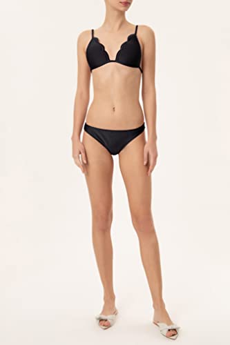 Adriana Degreas, Solid Bikini With Straps And Side Ties, S, Black