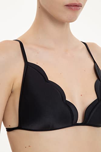 Adriana Degreas, Solid Bikini With Straps And Side Ties, S, Black