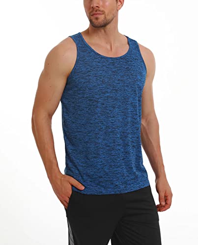 MAGCOMSEN Tank Tops for Men T Shirts for Men Running Shirts for Men Athletic Shirts Fitness Shirts Mens Workout Shirts Sleeveless Tank Top Muscle Shirts