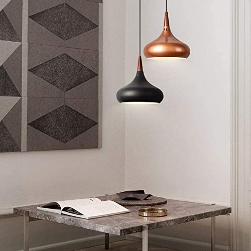 Indoor Ceiling Hanging Lamp, Hollow-Out Metal Lampshade Geometric Light, Kitchen Island Dining Room Restaurant Suspension Light, E27 Lighting (Color : Gold)
