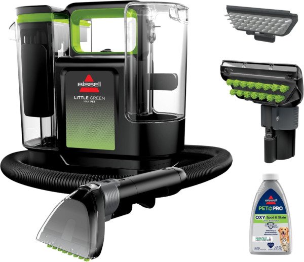 BISSELL Little Green Max Pet Portable Carpet Cleaner, 3860