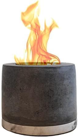 Roundfire Tabletop Fire Pit (1 Pack - No Smores Kit) Ethanol Table Top Fire Pit