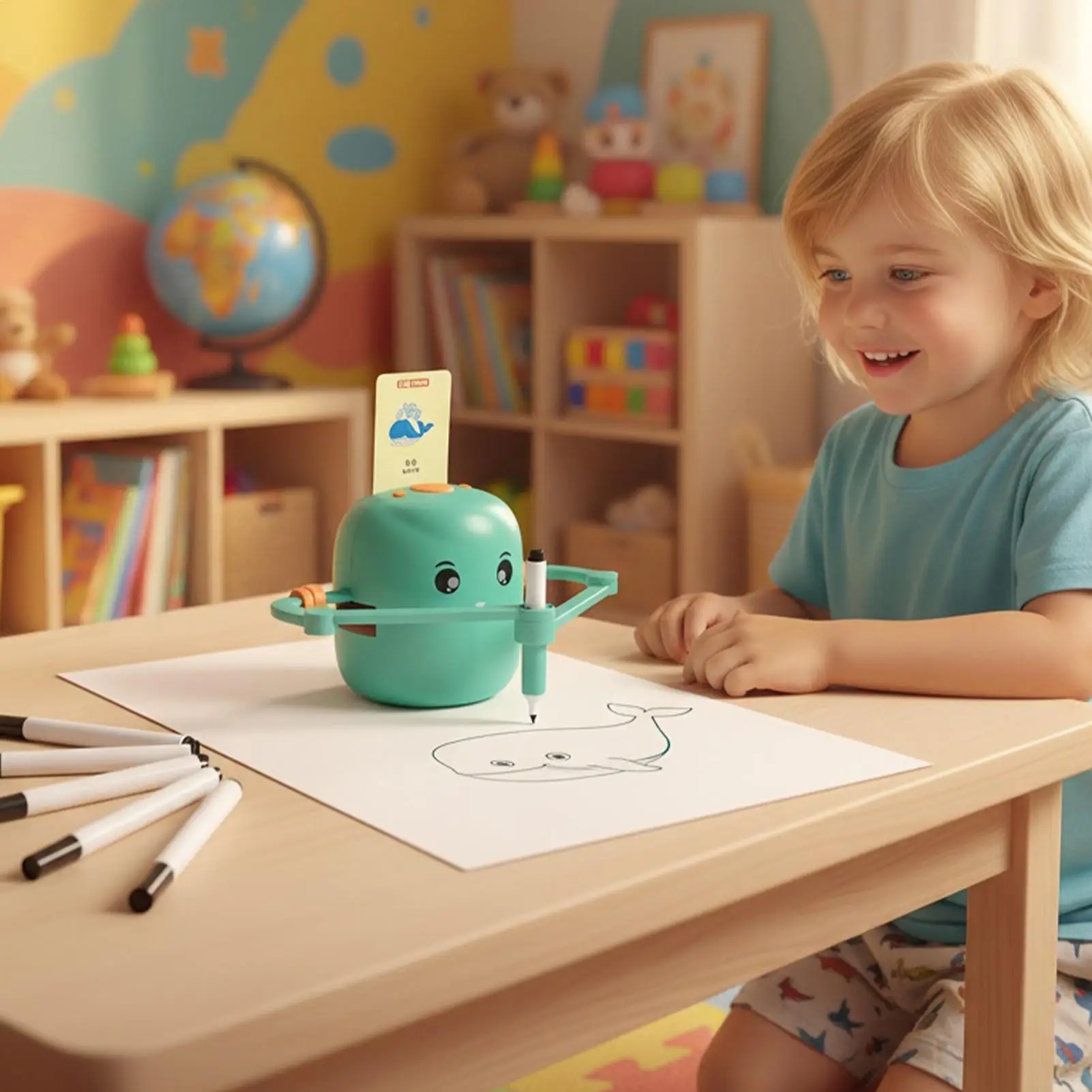 Drawing Robot Marker Smooth Universal Colorful Complete Replacement Markers Auto Sketching Machine Pens For Boys Girls Daughter