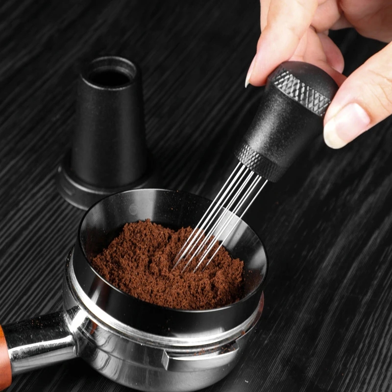 OANKR WDT Espresso Distribution Tool Espresso Stirrer Tools for Barista, 10 Needles Espresso Coffee Stirrer with Stand