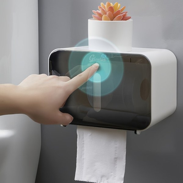 Toilet Paper Holder, Bathroom Storage, Space-Saving Storage, Tissue Box Cover, Elegant Design, Convenient Access, Organized Bathroom, Stylish Bathroom Accessory, Easy to Install, Durable Material, Toilet Paper Storage Containers
