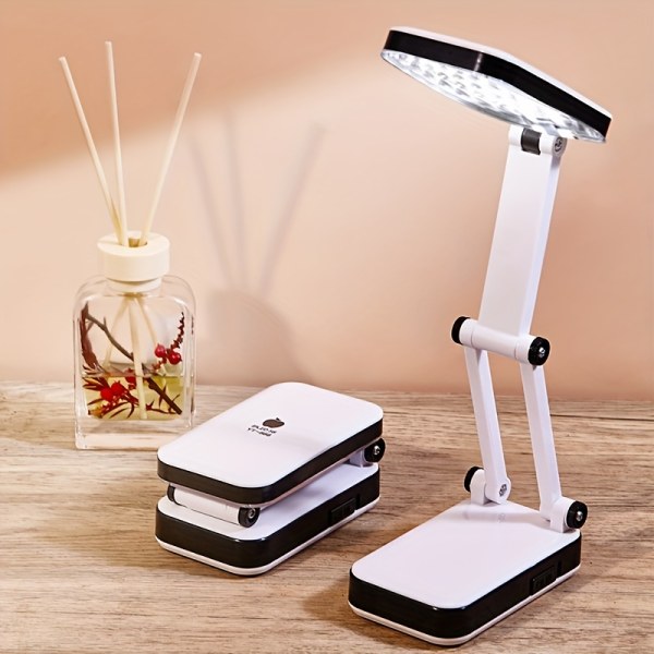 Foldable Desk Lamp, Student-specific Eye-protecting Lamp, College Student Dormitory Desk Lamp, Reading Bedside Night Lamp, Battery-powered and Plug-in Dual-purpose Desk Lamp