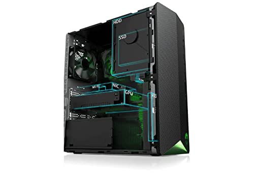 HP 2022 Newest Pavilion Gaming Desktop Computer, AMD 6-Core Ryzen 5 5600G Processor(Beat i7-10700K), AMD Radeon RX 5500, 16GB RAM, 1TB PCIe NVMe SSD, Mouse and Keyboard, Win 10 Home + MarxsolCables