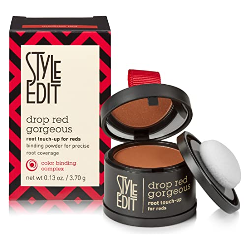 Style Edit Root Touch Up, to Cover Up Roots and Grays, Medium Red Hair Color