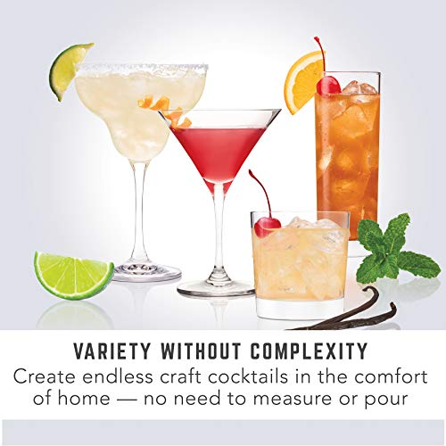 Bartesian Cocktail Making Machine in sleek black design, showcasing its modern aesthetic.