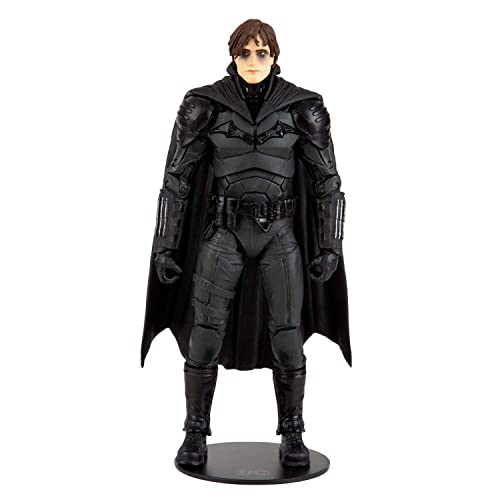 McFarlane Multiverse Unmasked Batman Movie 7" Action Figure with Accessories, Multicolor